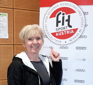 Ingrid Bulla beim Fit-Sport-Austria-Kongress